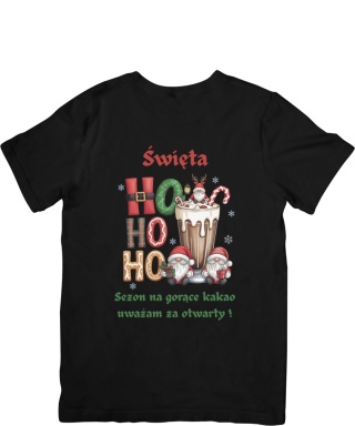 Koszulka T-shirt Świąteczna HoHoHo