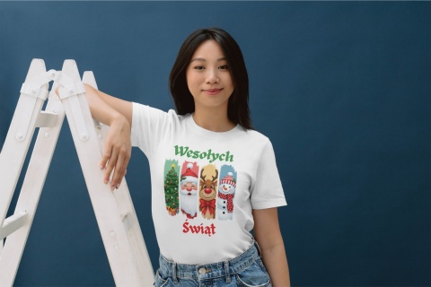 Koszulka T-shirt Świąteczna Kolaż 2