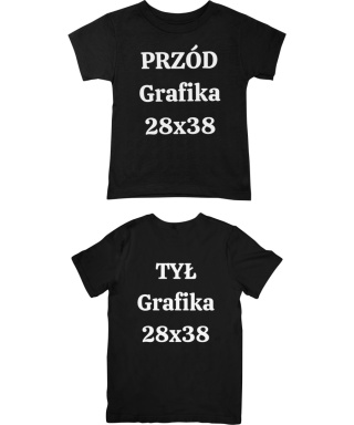 Koszulka T-shirt z własnym 2xGRAFIKA