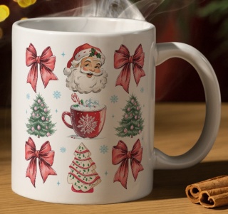 Kubek z nadrukiem Świątecznym